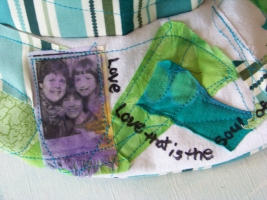 Hat made with memories of good times raising three little girls Hat made with memories of good times raising three little girls