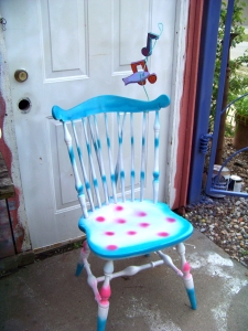 Painted chair Painted chair