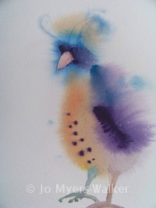 Bird painted at The London Underground to benefit KHOI