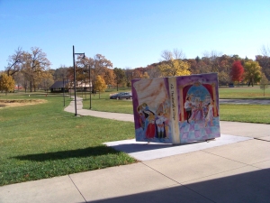 All the World's a Stage sculpture by Jo Myers-Walker