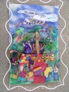 Acrylic low-relief sculpture by Jo Myers-Walker Acrylic low-relief sculpture by Jo Myers-Walker