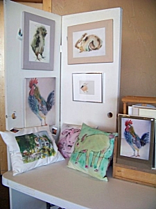 2012 Holiday Market booth at Prairie Moon Winery