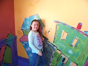 Robin commemorated in the artwork