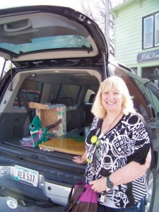 Lisa with other treasures