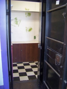 Empty main vault at The Left Bank Studio