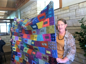 UFO Quilt at the Iowa Quilters Guild 2014 Garden Quilt Show