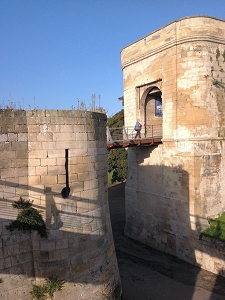 Castle gate at Caen, France