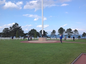 Cemetery for US soldiers who died in the Normandy Invasion, WW II