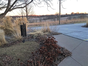 Evening view from Our Lady of the Prairie retreat house